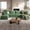 4-Seat & 2 Ottoman Green, variant on COPIAE 35"Wide Upholstered Seat Cushion Comfy Storage Ottoman