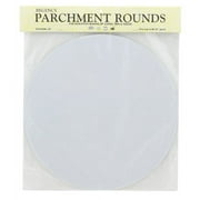Regency Wraps RW1112 Round Parchment Paper, 12-Inch, White, Set of 24