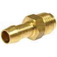 thumbnail image 1 of Dorman Fuel Line Fitting 785-402D OE Solutions; Inverted Flare Male Connector; Barbed End; 1/2-20 UNF Thread Size; 1.29 Inch Length; Brass, 1 of 2