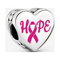 Pandora Hope Pink Ribbon Charm