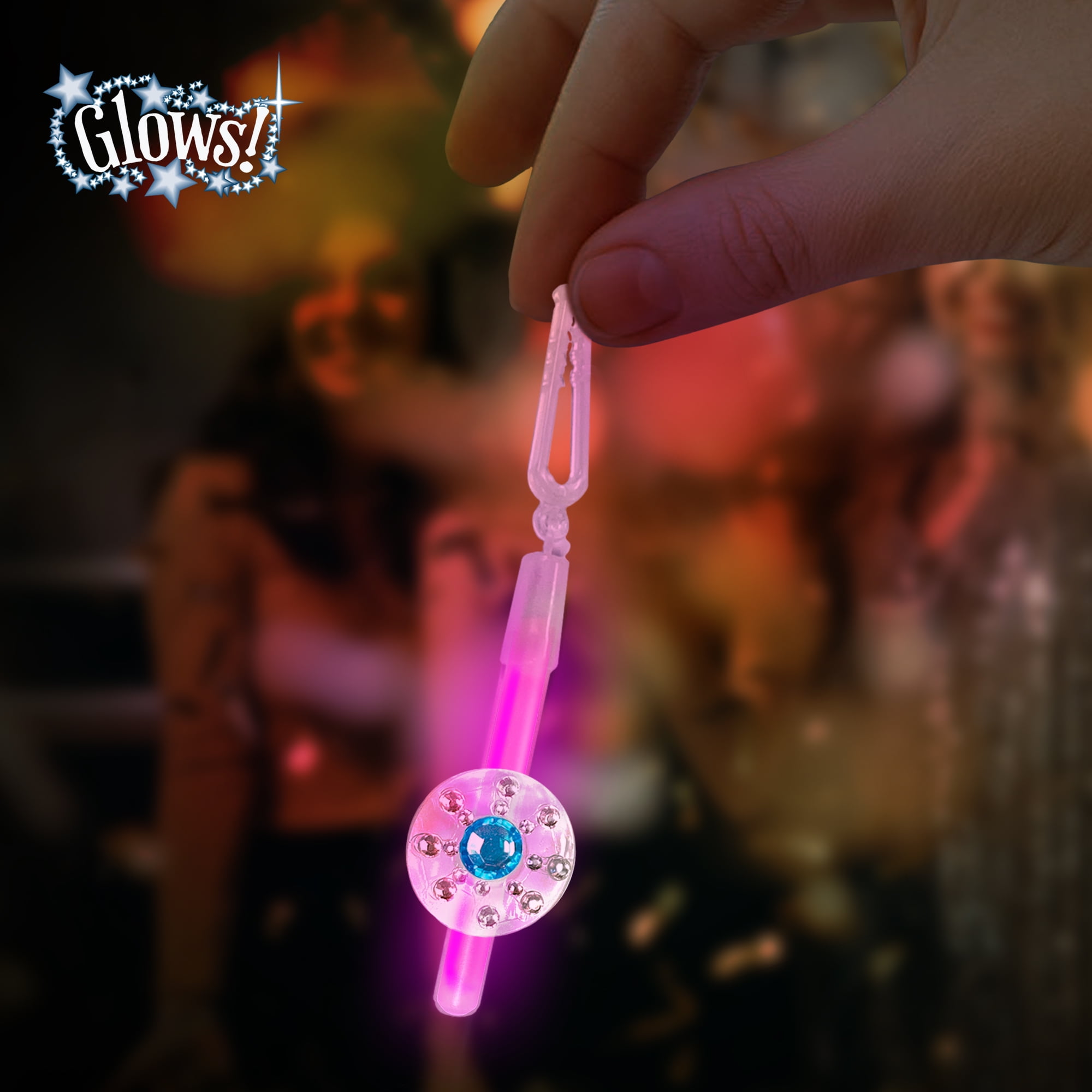 5 Hot Stamp Pink Glow Swizzle Stick - GSW5005HS - IdeaStage Promotional  Products