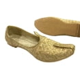 thumbnail image 4 of Punjabi Jutti for Men Wedding Sherwani Shoes Handmade Ethnic Mojari Stylish Juti Gift For Him, 4 of 4
