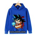 thumbnail image 1 of Chandail à Capuche à Manches Longues pour Enfants avec Impression 3D de Dragon Ball, Printemps et Automne, Style Cartoon, 1 of 1