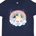 thumbnail image 4 of Inktastic 4th Birthday Unicorn Rainbow Cute Girls Girls Toddler T-Shirt, 4 of 5