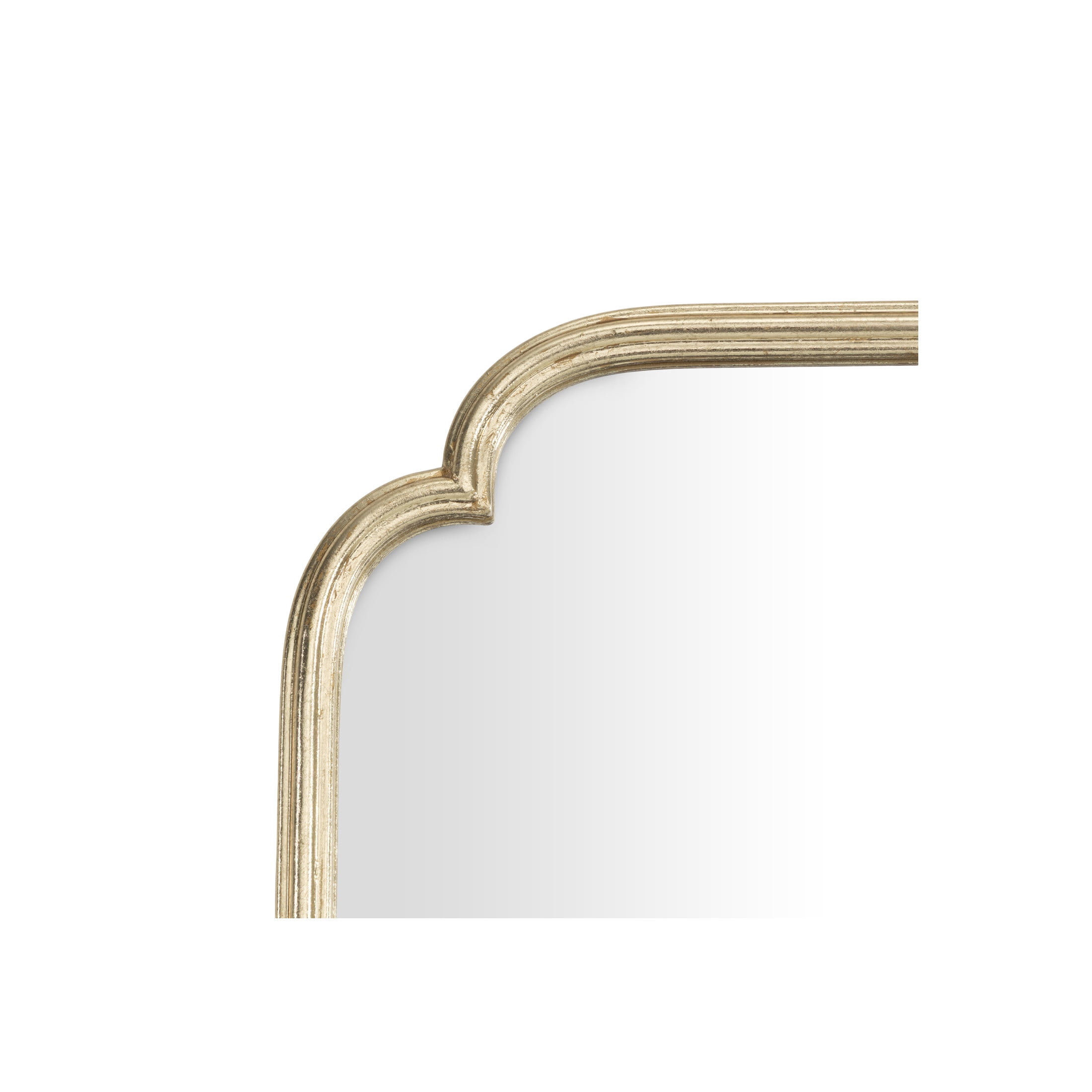 DecMode 24" x 36" Gold Wall Mirror with Thin Frame
