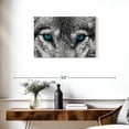thumbnail image 3 of Elephant Stock Cool Wolf Wall Art - Horizontal Canvas Wall Art - Living Room Wall Decor - Animal Canvas - Gray And Black Decor - 30" x 20", 3 of 8