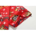 thumbnail image 6 of SSLR Women Santa Claus Ugly Hawaiian Christmas Shirts Tropical Aloha Beach Shirt Button Down Shirts, 6 of 8