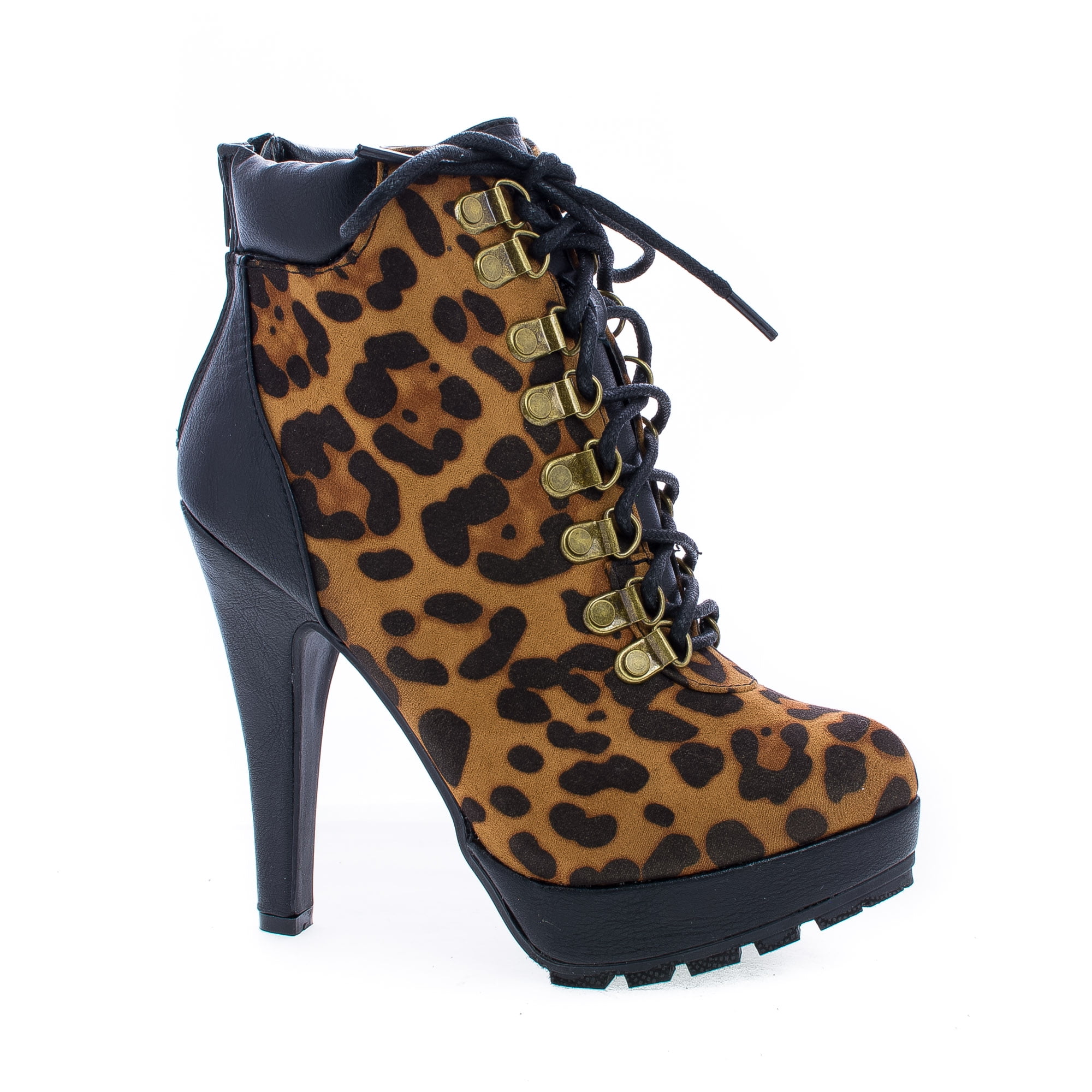 anne michelle lace up heels