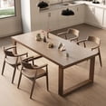 thumbnail image 2 of Design Modern Dining Tables Conference Wooden Coffee Dining Tables Kitchen Outdoor Mesa Comedor Living Room Furniture YN50DT My Lux Decor Round, 2 of 35