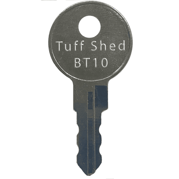 Tuff Shed BT10 Replacement Key