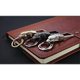 thumbnail image 4 of Minnieouse LLavero de cabeza de leopardo, llavero portátil ligero, cierre de Metal anticorrosión, soporte de rotación, accesorio para llaves, teléfono Ropa, zapatos y accesorios Miscelánea Negro Minnieouse AP013996-02, 4 of 6