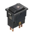 thumbnail image 2 of 7 Pins Black Hazard Warning Lamp Switch For Land Rover Defender 90 130 Yuf101490, 2 of 5