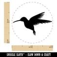 thumbnail image 2 of Hummingbird Silhouette Self-Inking Rubber Stamp Ink Stamper - Blue Ink - Mini 1/2 Inch, 2 of 7