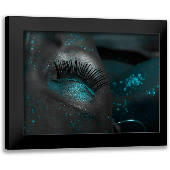 Levi, Avshalom 18x14 Black Modern Framed Museum Art Print Titled - Space Makeup 1