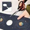 thumbnail image 6 of Yayeee Faucet Mat for Kitchen Sink 14.7" Diatomite Long Splash Guard Pad, Cat Planet, 6 of 7