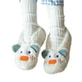 thumbnail image 2 of Sales 2026 Socks for Men and Women Under $6 GIJNRIUIUA White Crew Socks Winter Winter Socks Padded Velvet Floor Socks Dult Household Shoe Socks Warm Carpet Snow Shoe Socks Slipper Socks, 2 of 3
