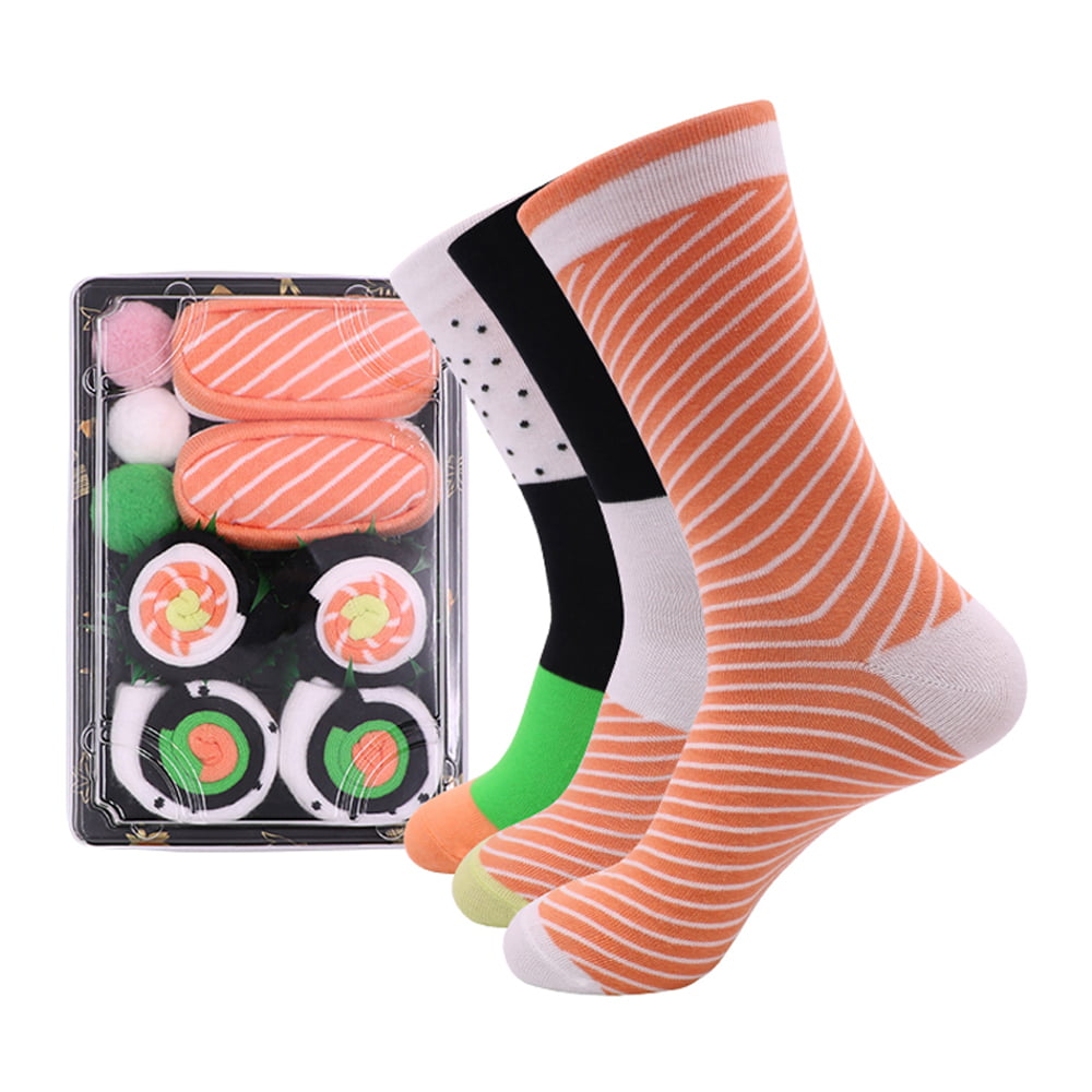 Sushi Socks Fashion Cute Women Men Cute Long Cotton Socks Calf-length Stockings 