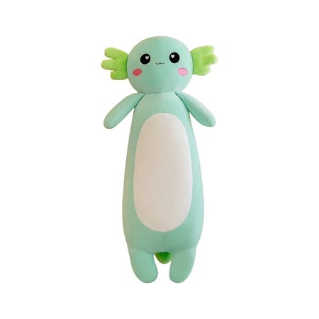 Long Cute Animal Plush, Extra Filling Giant Plushness Kids Body Pillow, Kawaii Cute Salamander Stuffed Animals Plushies, Big Long Body Pillow Plush Gift for Girls 27.5inch
