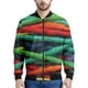 thumbnail image 5 of Chaquetas con estampado 3D de bolas de lana de colores para hombres y niños, sudadera de primavera y otoño, chaqueta bomber informal con cremallera, abrigo, 5 of 5