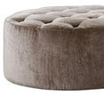 thumbnail image 3 of 16.5" MDF and Velour Ottoman Tufted with Artificial Crystals, 3 of 3