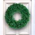 thumbnail image 4 of 3 PCS Christmas Wreaths for Front Door Outside, Green Wreaths for Christmas Decorations, Artificial Pine Christmas Wreath, Plain Wreaths for Christmas Day Party, for All Seasons (Dia 12", 16", 20"), 4 of 5