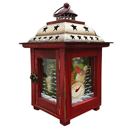 Christmas Snowman Lantern Decoration - Decorative Holiday ...
