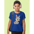 thumbnail image 2 of Little Funny Bunny T-Shirt Juniors -Image by Shutterstock,  Medium, 2 of 4