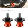 thumbnail image 3 of 2pcs 8mm Motorcycle CNC Rear Stand Swing Arm Spool Sliders Stand Swingarm Bobbins (Green), 3 of 3