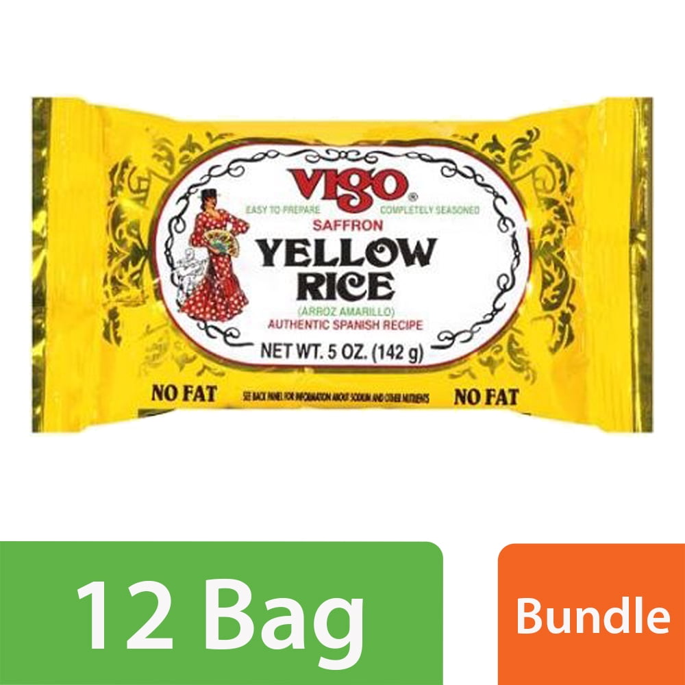 (132 Pack) Vigo Yellow Rice, Saffron, 5 oz - Walmart.com