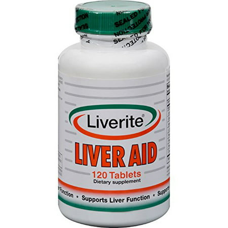 LIVERITE LIVER AID 120 TABS (Best Vitamins And Minerals For Liver Health)
