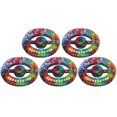 thumbnail image 1 of Hand Grip Strengthener Rings, Silicone Hand Trainer Rings Stress Relief  For Home Colour Leopard Print,Rainbow Circle,Green Skull,Cartoon,Dazzle,Heart,Doodle,Oil Painting,Blue, 1 of 8