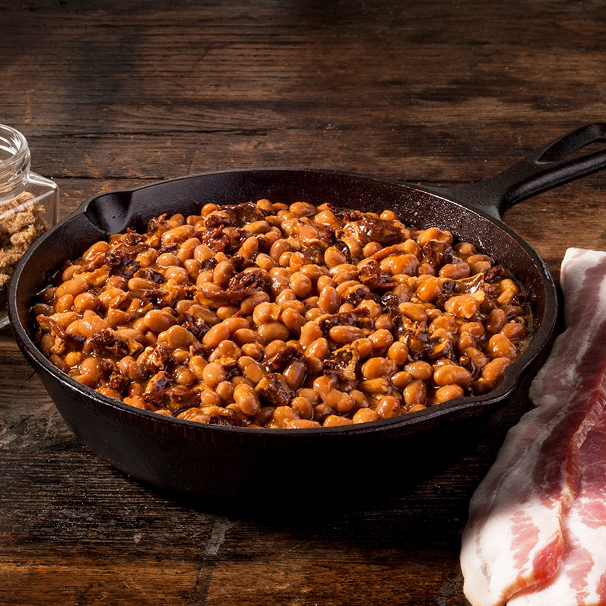 Yellowstone Brand Baked Beans with Bacon, No Allergens, Gluten-Free, Canned Beans, 15 oz. Can.