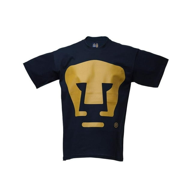 Playera Pumas Old School Sports Para Hombre Talla CH Azul marino/dorado