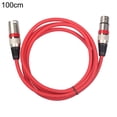 thumbnail image 2 of Audio Cable Shielded Anti-interference 100/180cm 3Pin XLR Male to Female Microphone AUX Cord for Mixer, 2 of 8