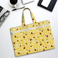 thumbnail image 6 of Kdxio Chamomile And Ladybug File Tote Document Bag Business Briefcase Bag Document Organizer Tote Briefcase for Letter A4 Files Business Teacher Office Bag, 6 of 8