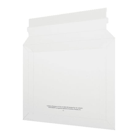 LUXPaper 7 3/8 x 9 5/8 Conformer Mailers, White, 50/Pack
