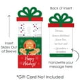 thumbnail image 6 of Big Dot of Happiness Gingerbread Christmas - Gingerbread Man Holiday Party Money and Gift Card Sleeves - Nifty Gifty Card Holders - 8 Ct, 6 of 8