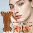thumbnail image 4 of Brass Gold Bead Facial Fascia Lifting Tool Cheek Beauty Massage, 4 of 8