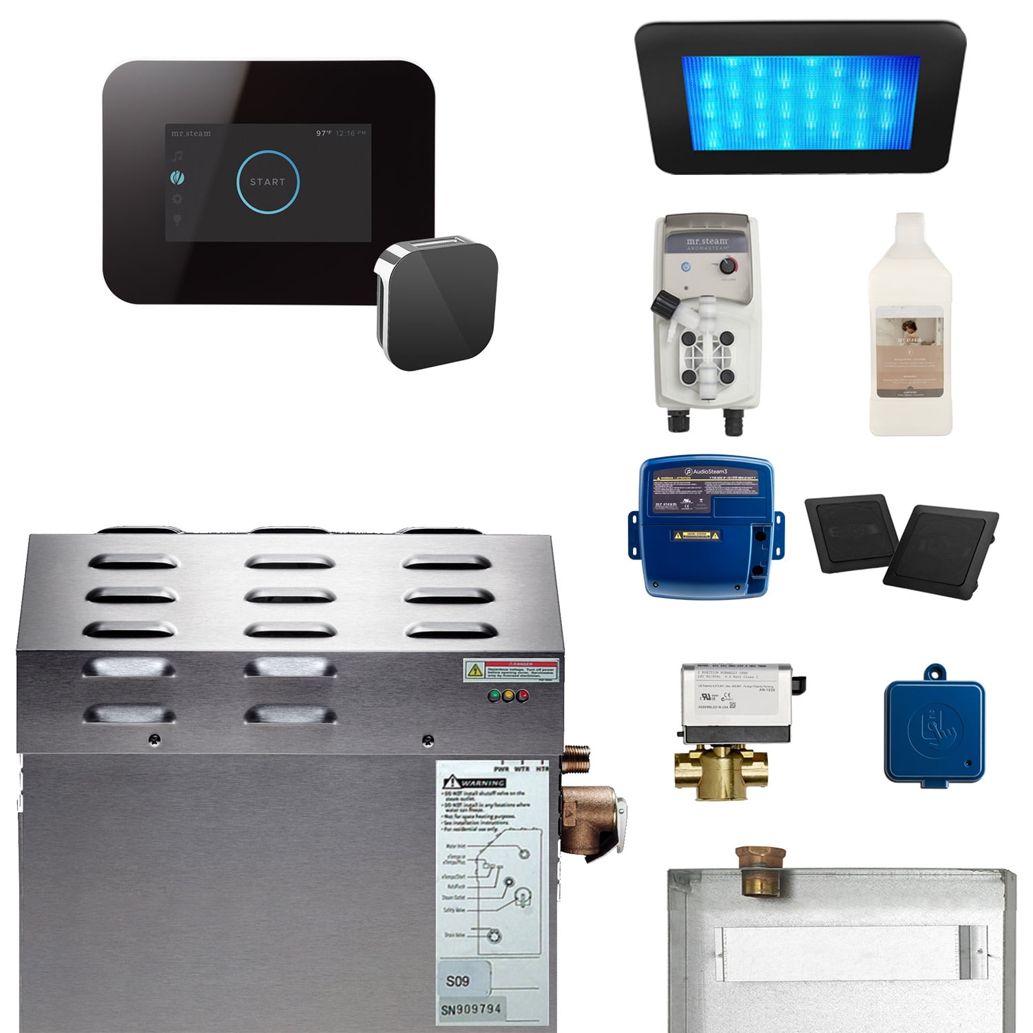 Mr Steam 400Ec1i3dream 9Kw Steam Bath Generator Black