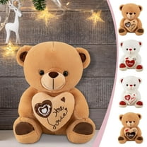 Teddy Bear for Girlfriend, Valentine's Day Gifts for Her Stuffed Teddy Bears with Heart "I Love You" Stuffed Bear Plush Toys, Gifts for Her/Girlfriend Lover Mom