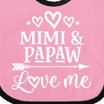 thumbnail image 4 of Inktastic Mimi and Papaw Grandchild Boys or Girls Baby Bib, 4 of 4