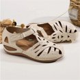 thumbnail image 6 of zttd women's fashion casual round toe hollow out wedges sandals shoes women's slipper a, 6 of 9