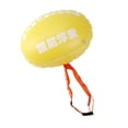 thumbnail image 1 of Boya de natación de PVC grueso y ligero de colores brillantes para adultos amarillo, 1 of 9