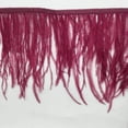 thumbnail image 2 of Autruche Frange à Plumes Décoration de Couture Costume 9-15cm Rouge Vin, 2 of 7