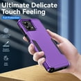thumbnail image 4 of Compatible with Motorola Moto G Stylus 5G 2023 Phone Case Tempered Glass Screen Protector Hybrid Rugged Shockproof Hard Protective Drop Proof Full Body Heavy Duty Mobile Cell Cover for GStylus Purple, 4 of 9