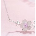 thumbnail image 3 of Collier Pendentif Bijoux Fleur de Cerisier Collier Charme Collier pour Femmes, 3 of 7