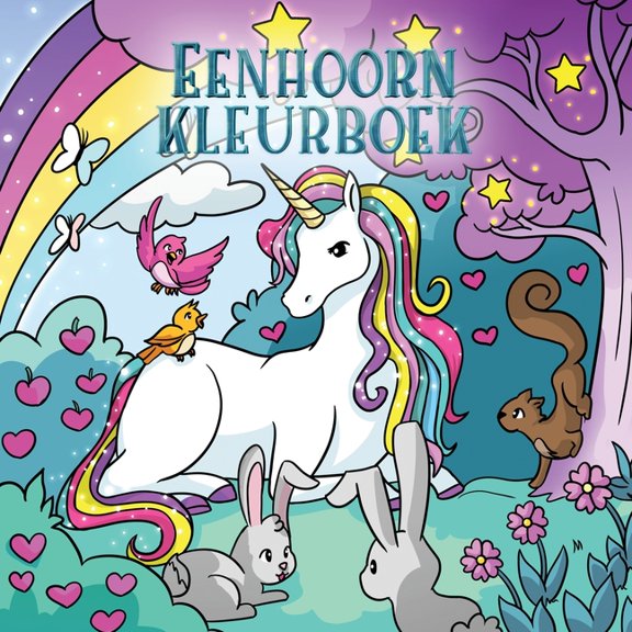 Kleurboeken Voor Kinderen Eenhoorn Kleurboek: Voor kinderen van 4 tot 8 jaar, Book 4, (Paperback)