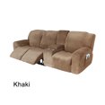 thumbnail image 2 of YEERSWAG 3 Seats Reclining Love Seat with Middle Console Slipcover,10-Piece Velvet Stretch Reclining Sofa Covers,Washable Furniture Protector with Elasticity for Kids Pet(12 Colors), 2 of 7