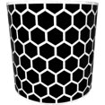 thumbnail image 2 of Favors Handicraft 18" Round Honeycomb Bone Inlay Side Table in Black and White, 2 of 3