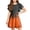 Saffron, variant on Grblisyd Halloween Girls Summer Dress Fashion Ruffle Short Sleeve Dresses Cute Ghost Pumpkin Print Crew Neck A-Line Dress